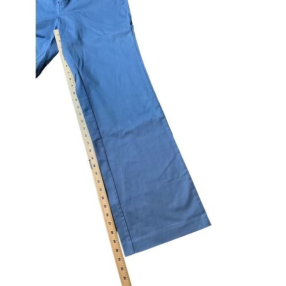Covington Dress Pant Women's Size 10P Blue Straight Leg Slash Pocket Mid Rise - Picture 3 of 3
